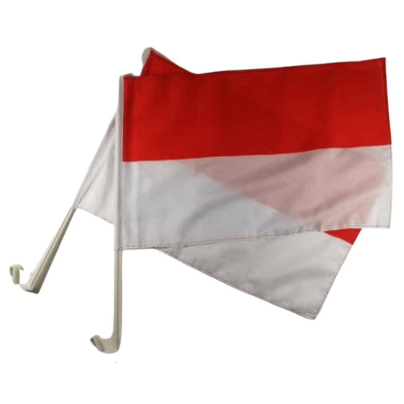 Indonesia Car Window Mounted Flag-Globe Flags
