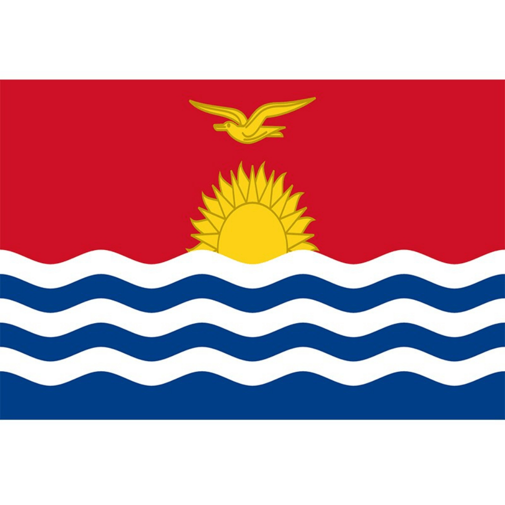 Kiribati National Country Flag-Globe Flags