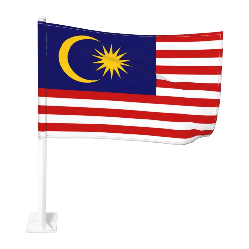 Malaysia Car Window Mounted Flag For Car Decor-Globe Flags