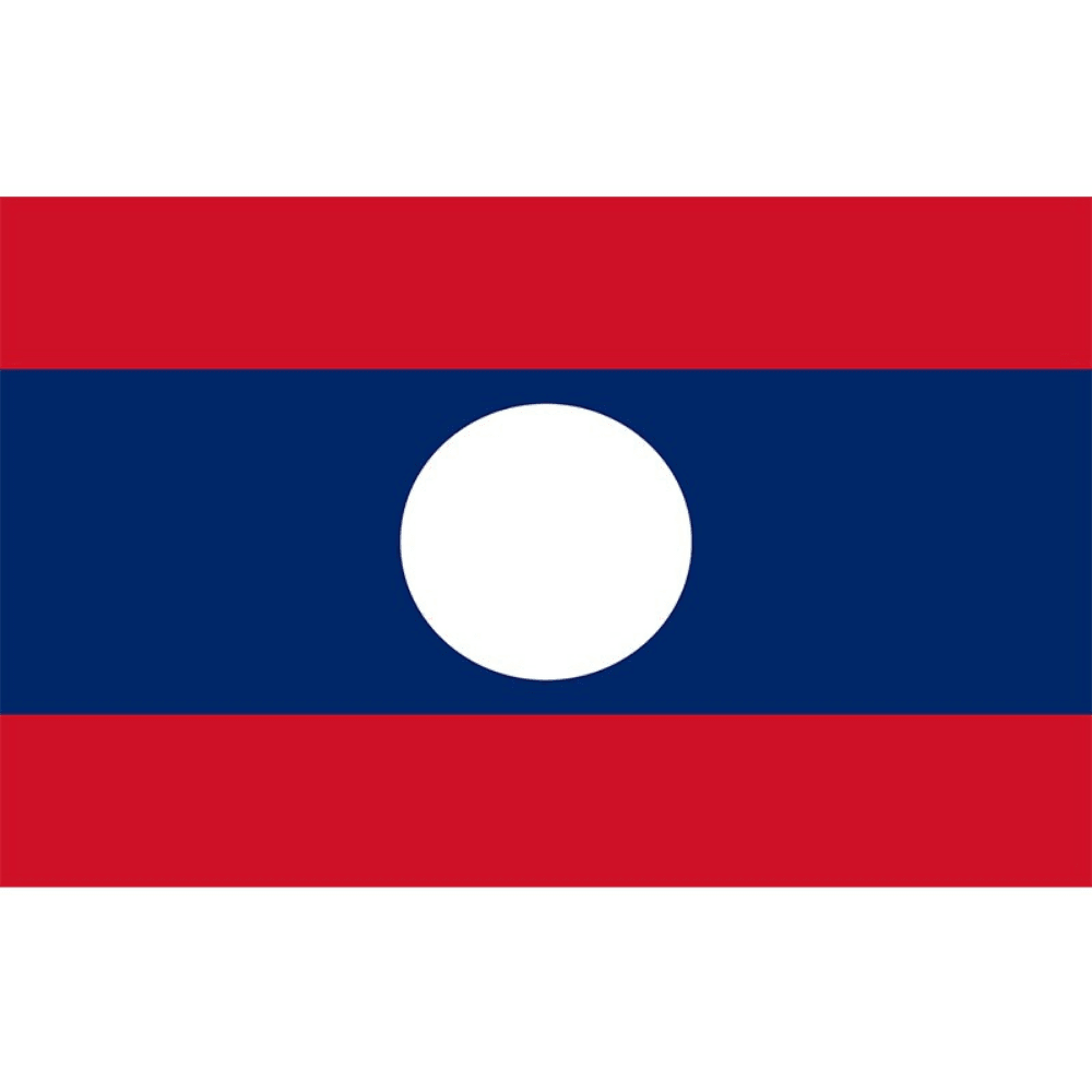 Laos National Country Flag-Globe Flags