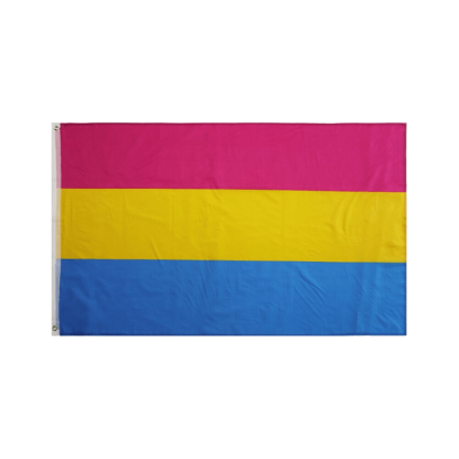 Pansexual Pride Flag Polyester-Globe Flags