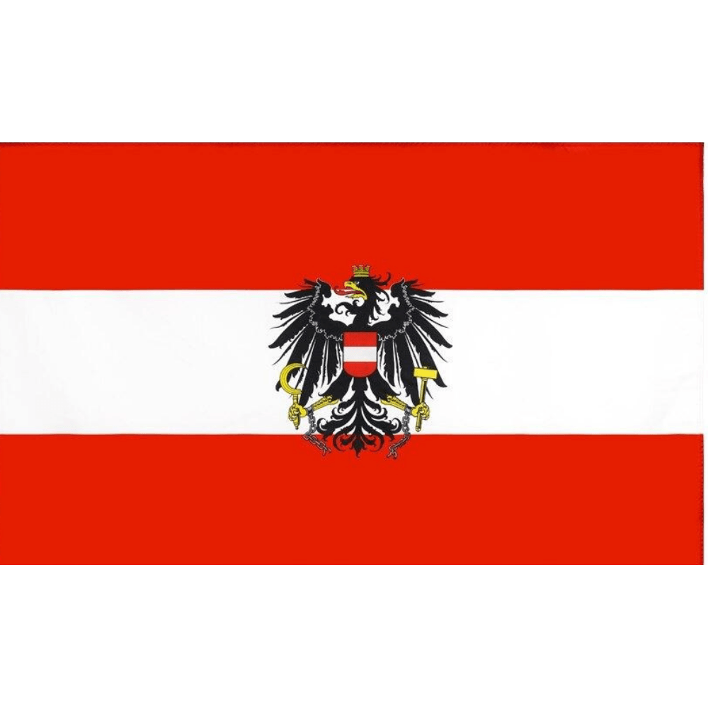 Austrian National Flag – High-Quality Flag for Indoor Outdoor Use-Globe Flags