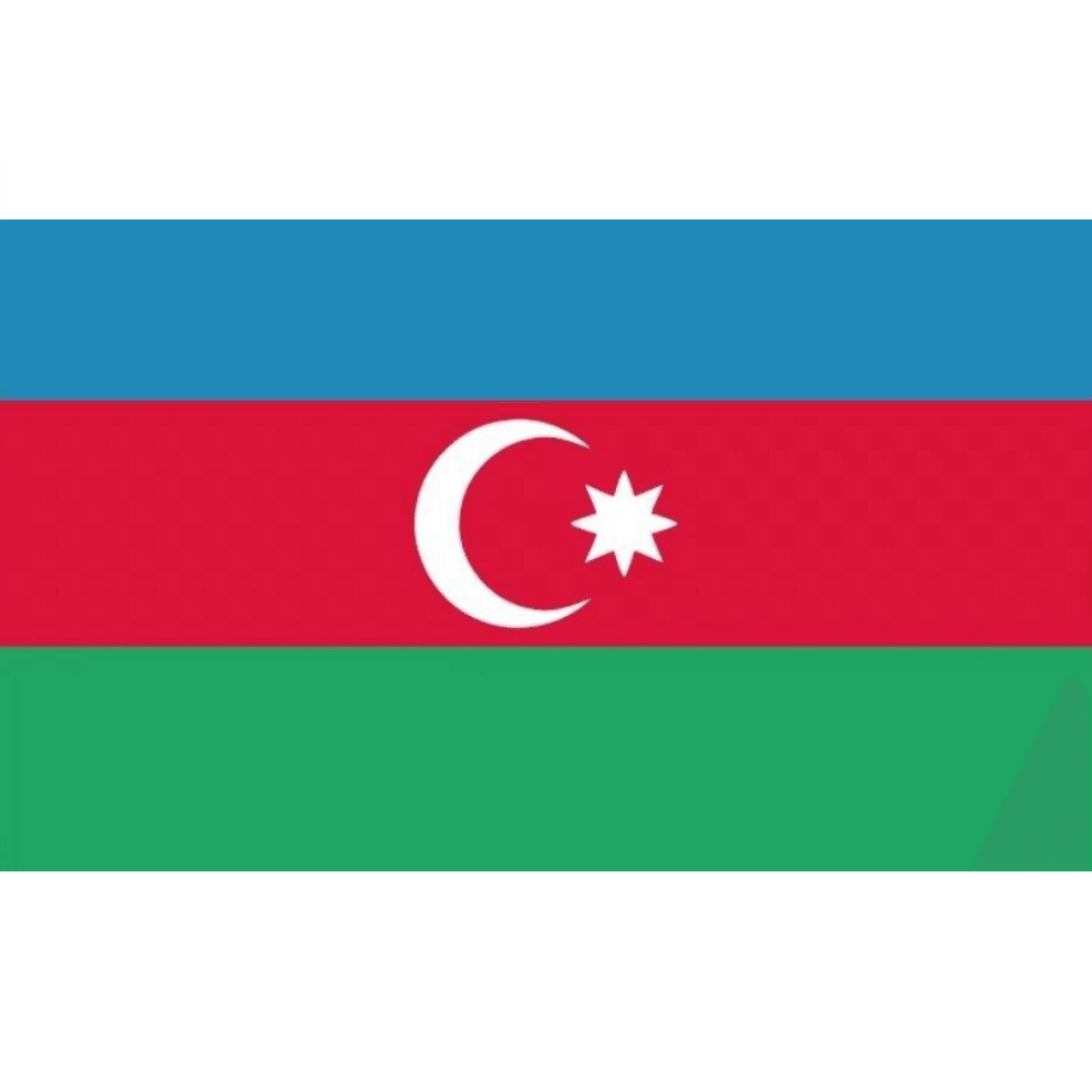 Azerbaijan National Flag for Proud And Patriotic Display-Globe Flags