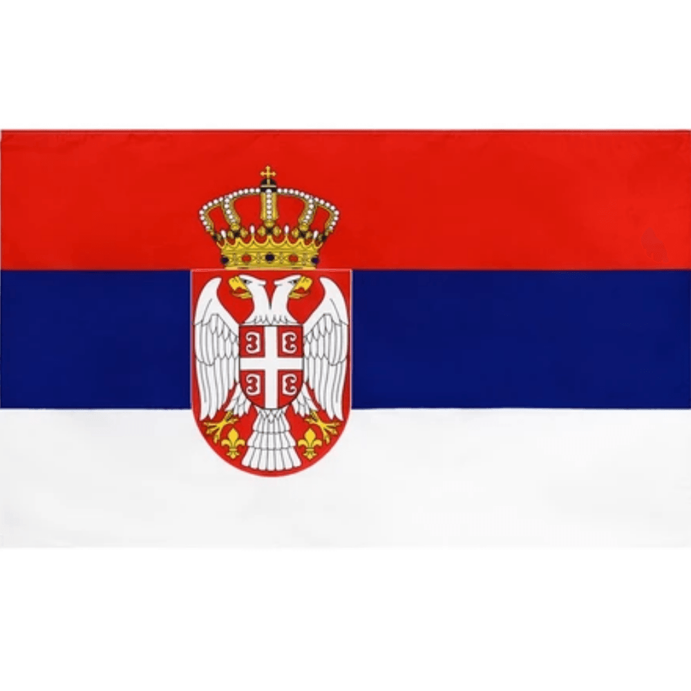 Serbian National Flag – High-Quality Flag for Indoor Outdoor Use-Globe Flags