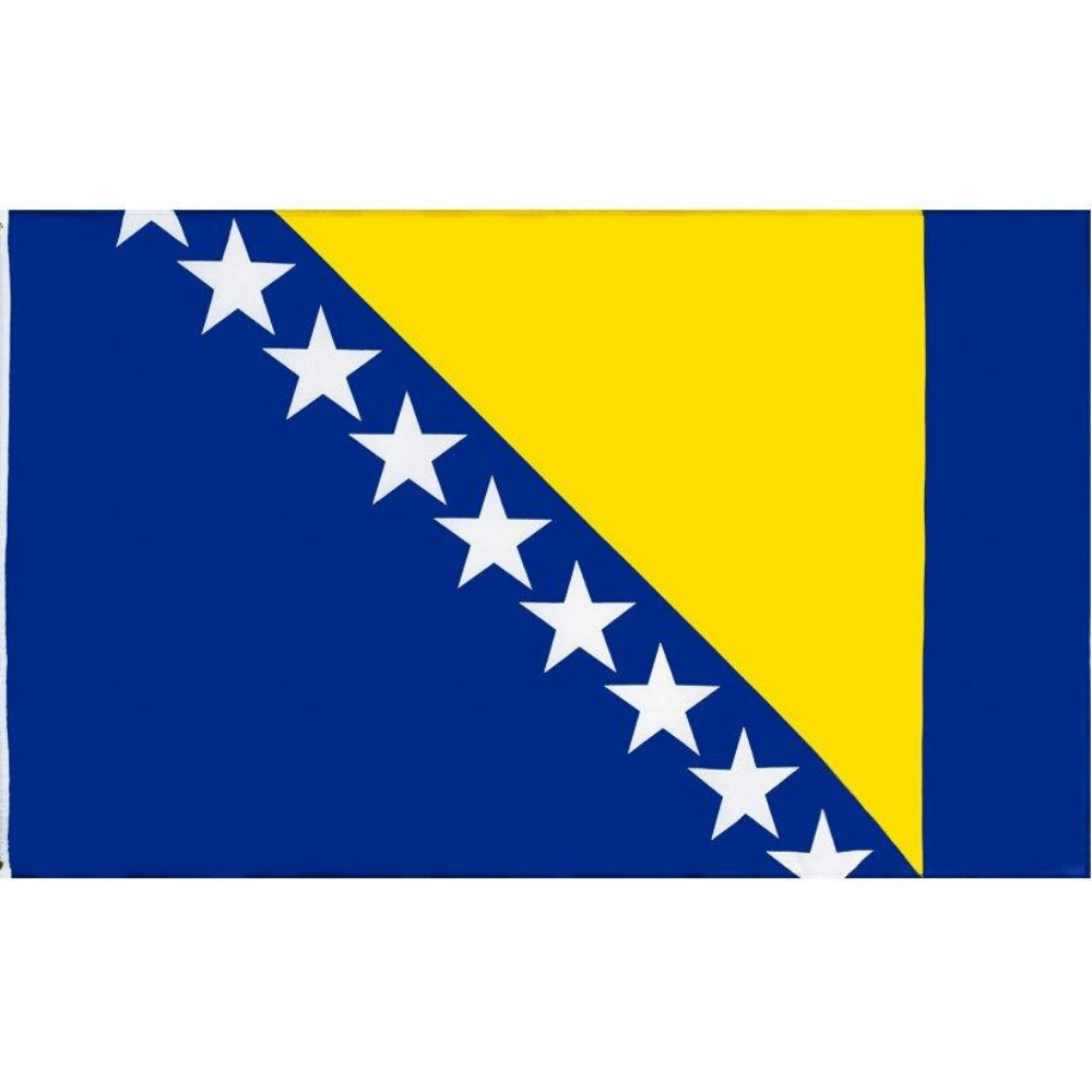 Bosnia  Herzegovina Flag-Globe Flags