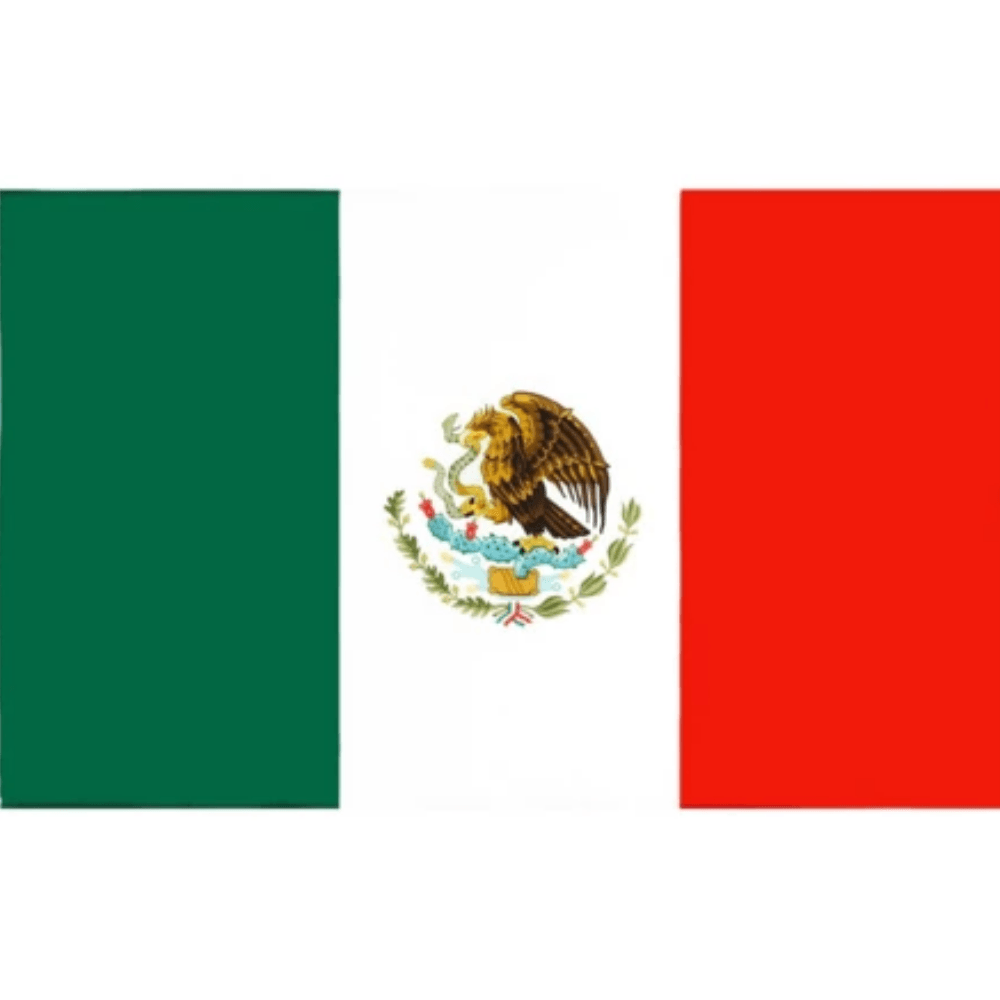 Mexican Polyester Display Flag-Globe Flags