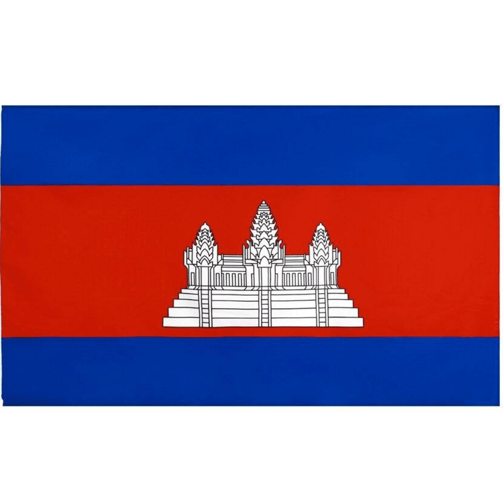 Cambodian Flag-Globe Flags