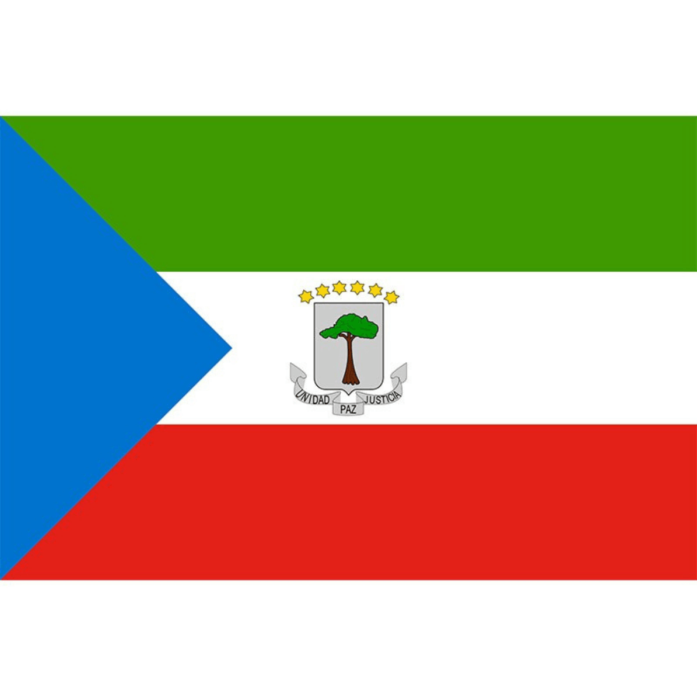 Equatorial Guinea Country Flag-Globe Flags