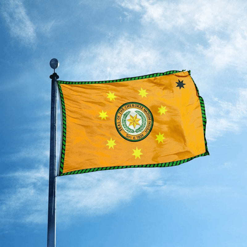 Cherokee Flag-Globe Flags