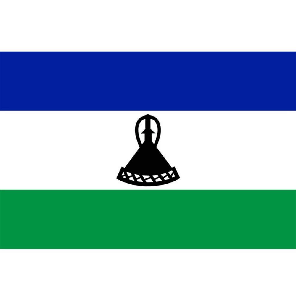 Lesotho National Country Flag-Globe Flags