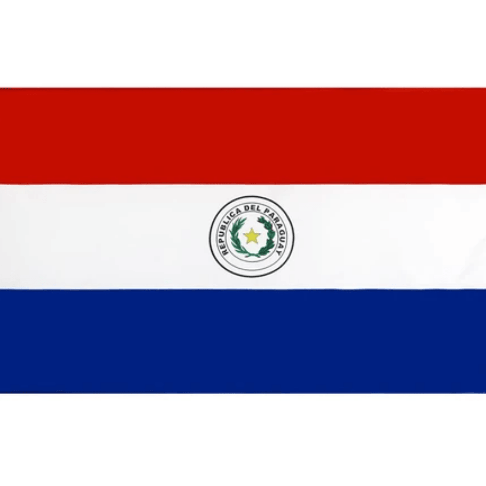 Paraguay Country Flag – High-Quality Polyester Flag for Display-Globe Flags