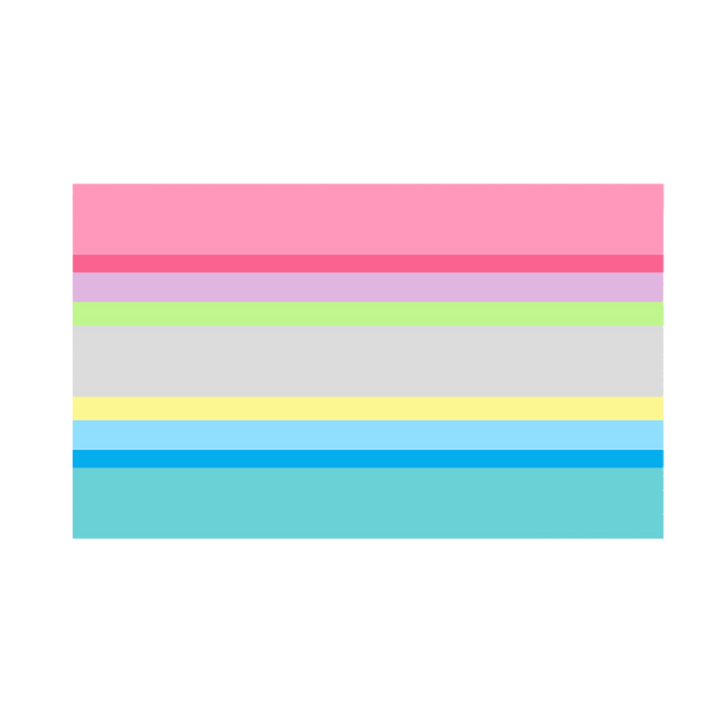 Genderfluid Pride Flag Polyester-Globe Flags