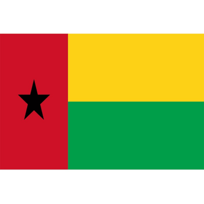 Guinea Bissau Country Flag-Globe Flags