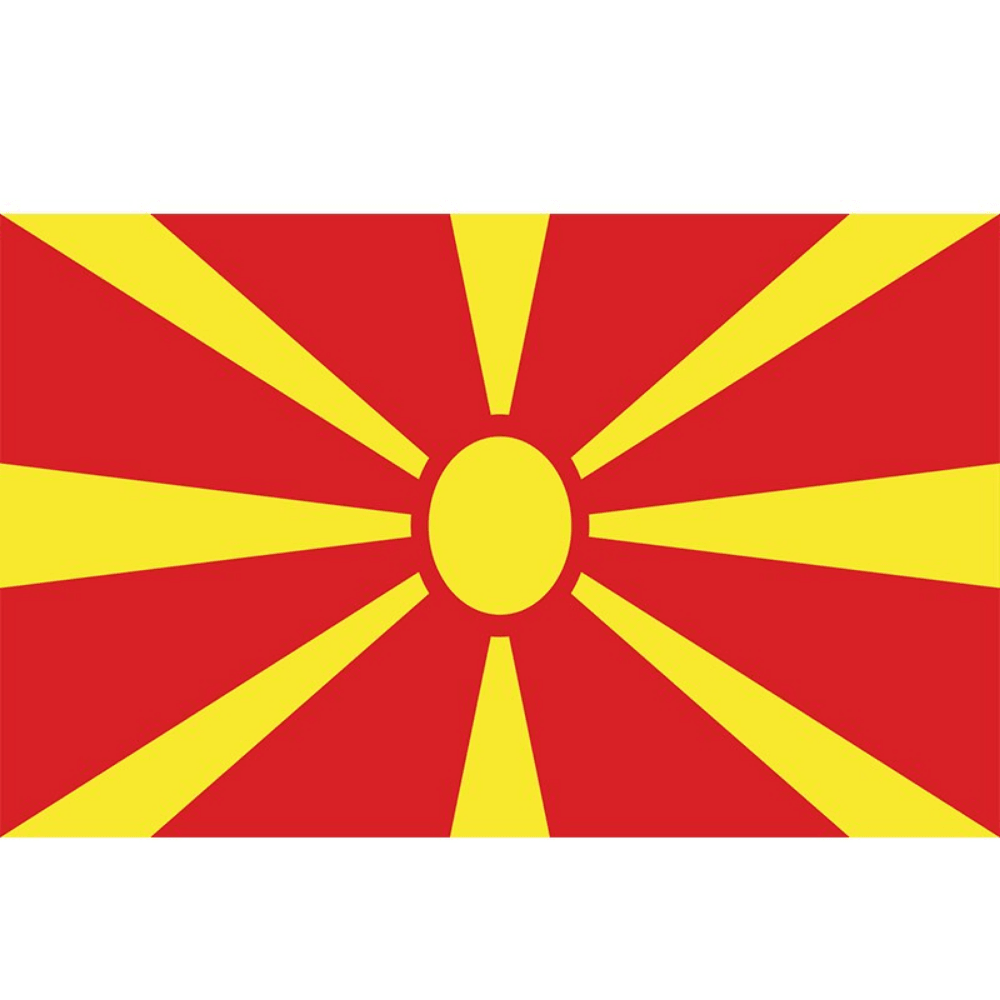 Macedonia National Country Flag-Globe Flags