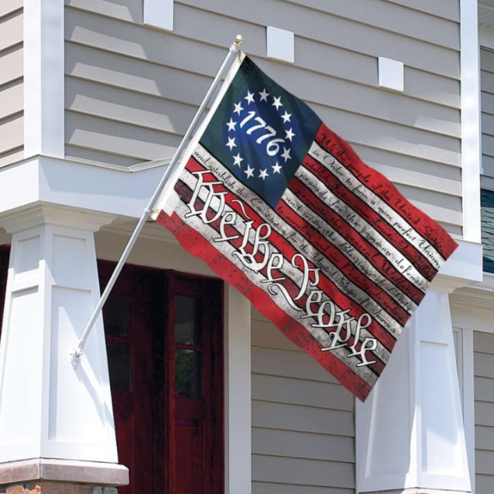 We The People Design Printed American Heritage Flag-Globe Flags