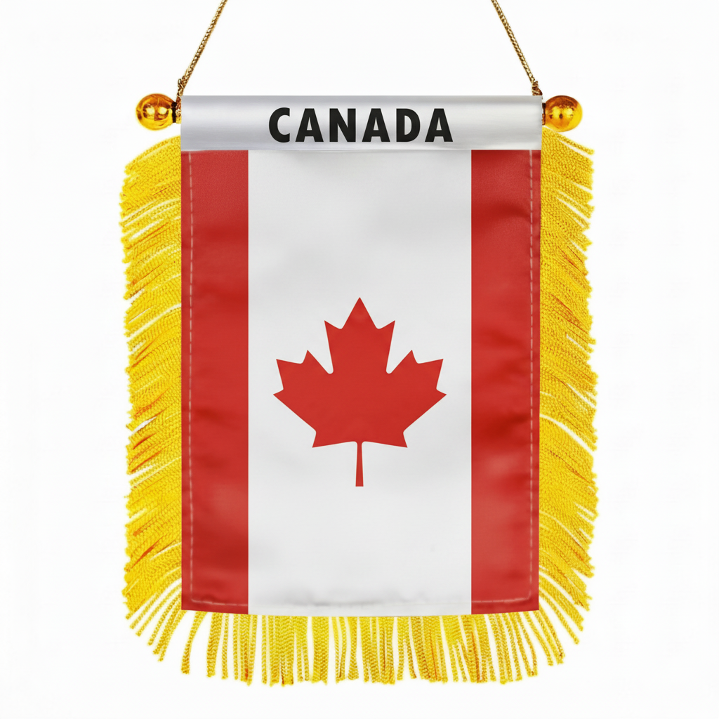 Official FIFA 2026 Canada Car Window Mini Decorative Flag