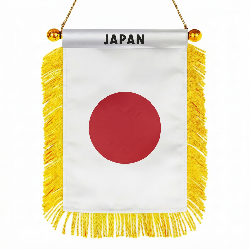 Official FIFA 2026 Japan Car Window Mini Decorative Flag