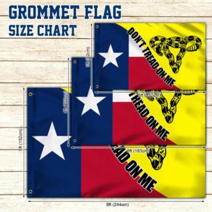 Grommet Texas Flag  A Bold Statement Of Strength Rights-Globe Flags