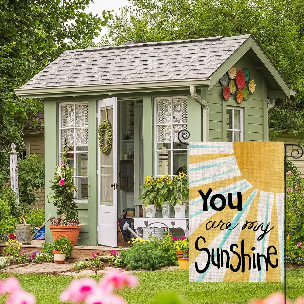 You Are My Sunshine Printed Summer Garden Flag-Globe Flags