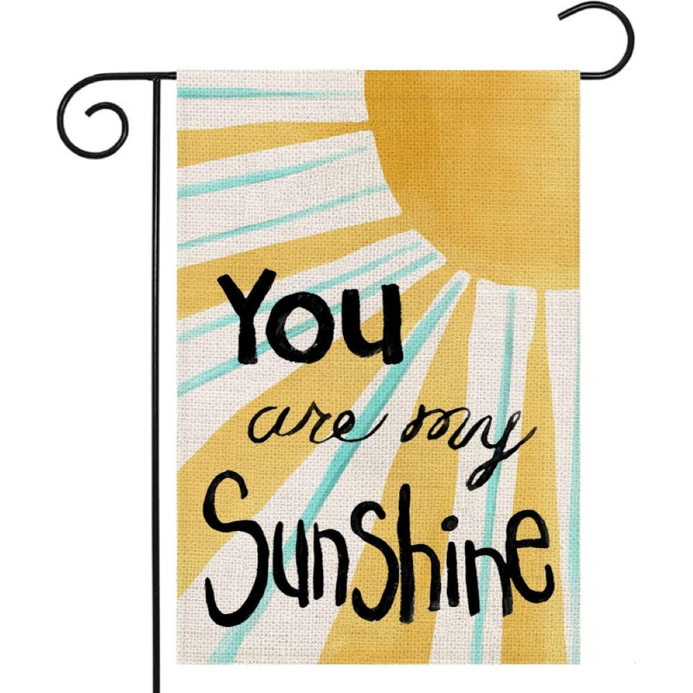 You Are My Sunshine Printed Summer Garden Flag-Globe Flags