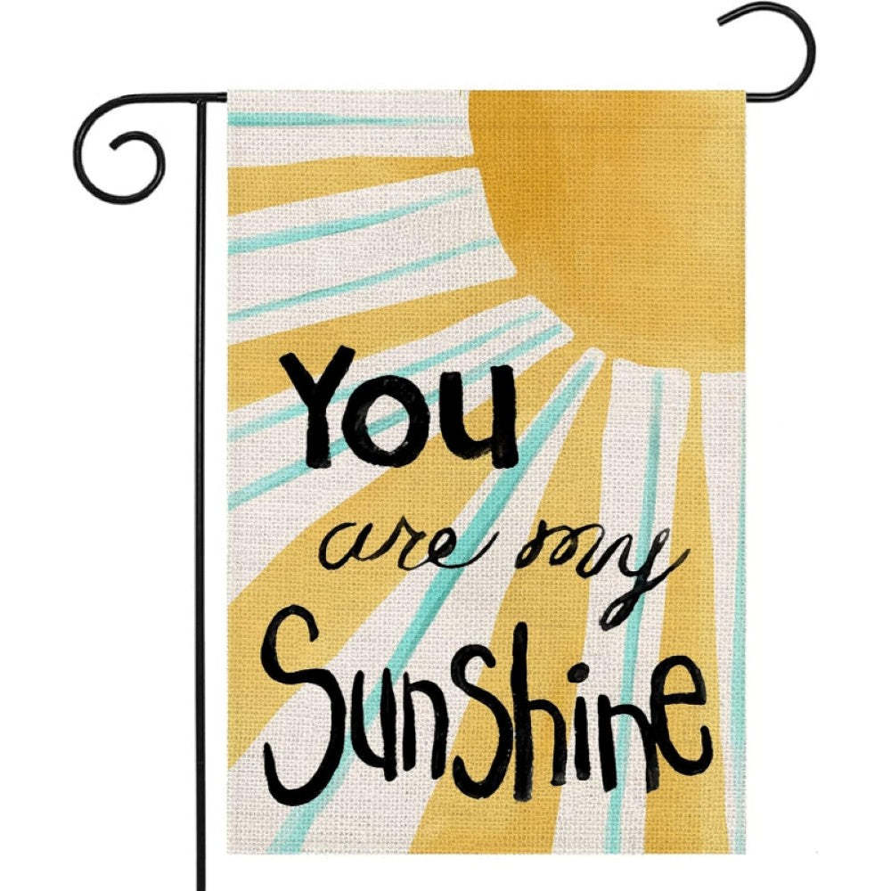 You Are My Sunshine Printed Summer Garden Flag-Globe Flags