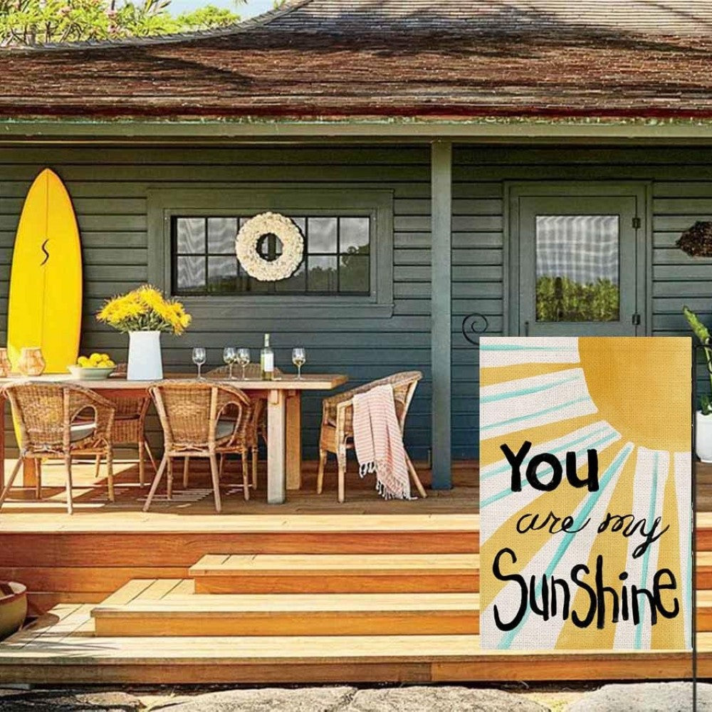 You Are My Sunshine Printed Summer Garden Flag-Globe Flags