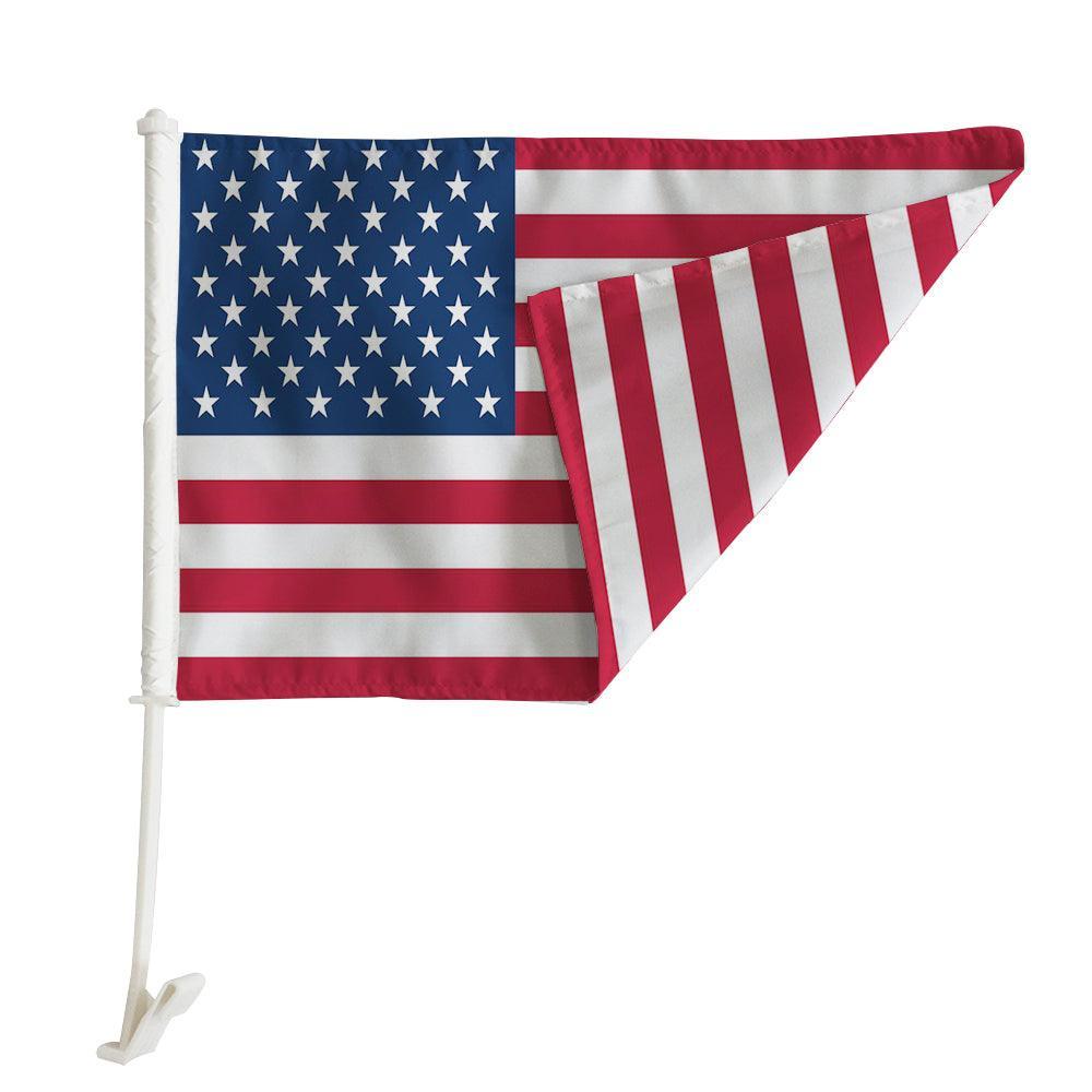 USA Car Window Flag-Globe Flags
