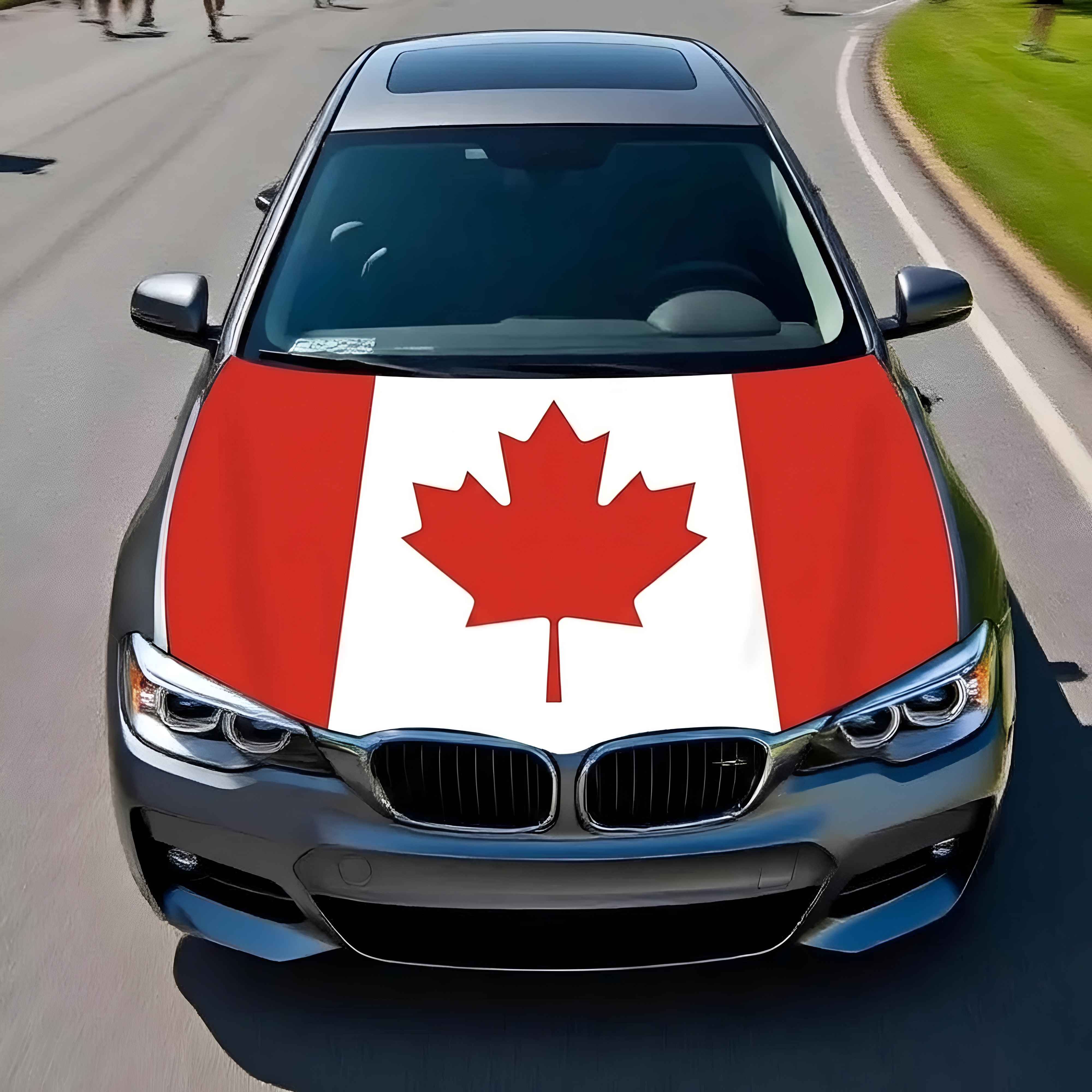 Official FIFA 2026 Canada Flag Car Hood Cover