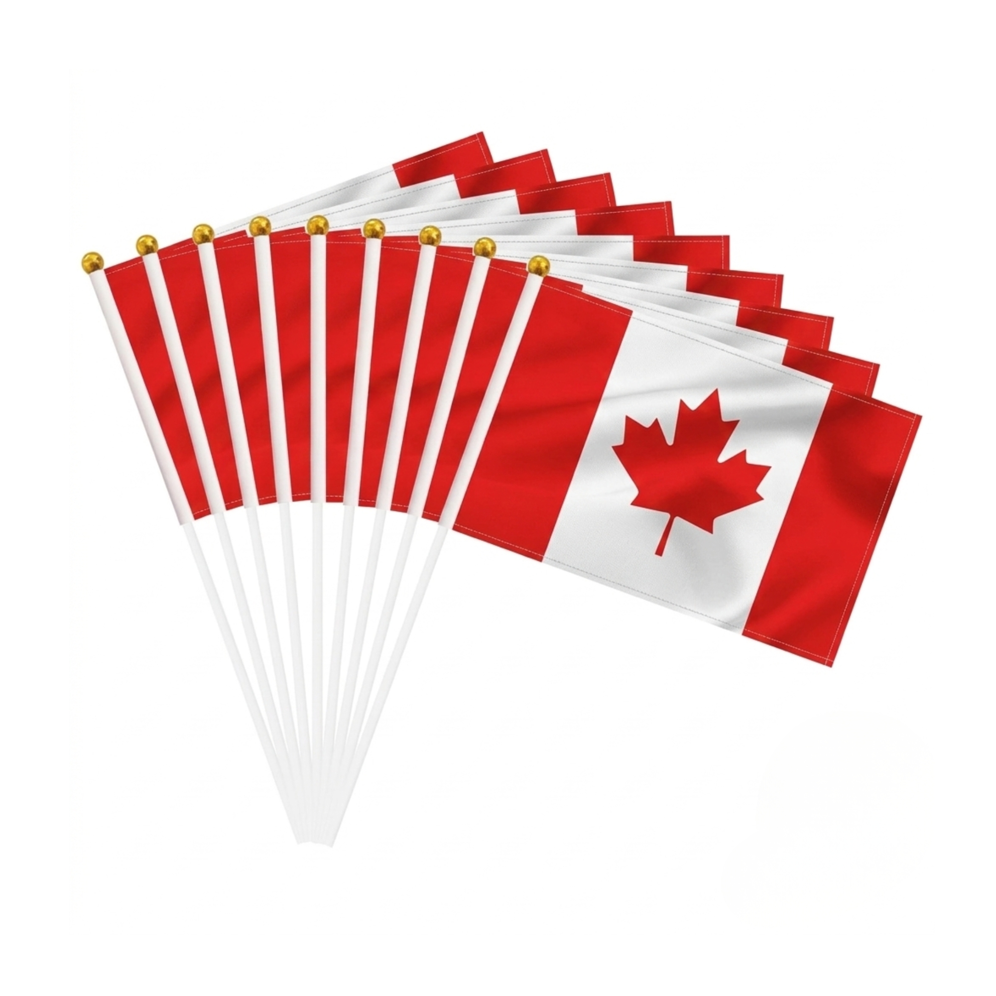 10 Pieces Of Official FIFA 2026 Canada Mini Flags
