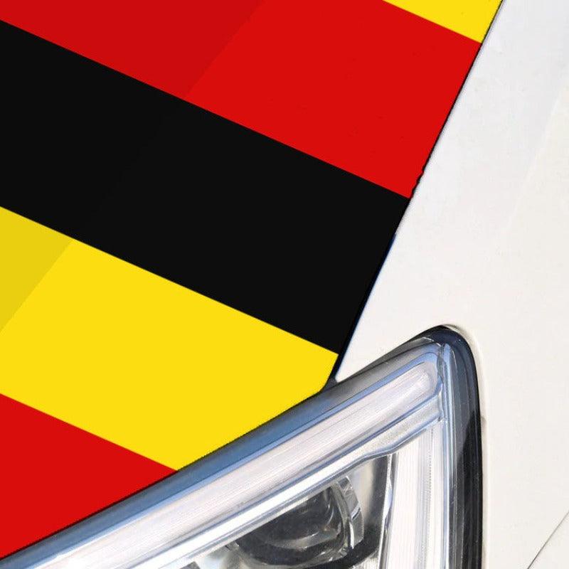Uganda Car Hood Cover-Globe Flags