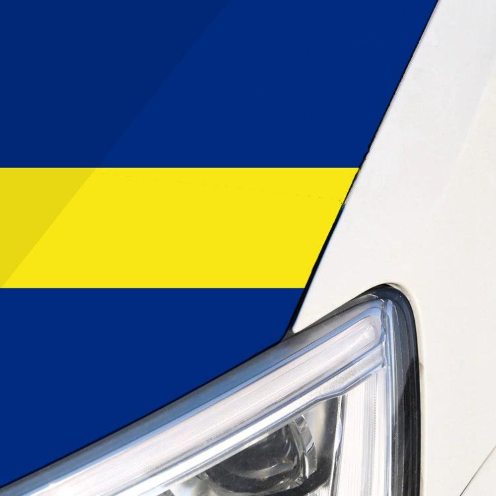 Curacao Car Hood Flag-Globe Flags