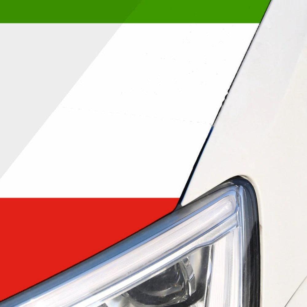 Equatorial Guinea Car Hood-Globe Flags