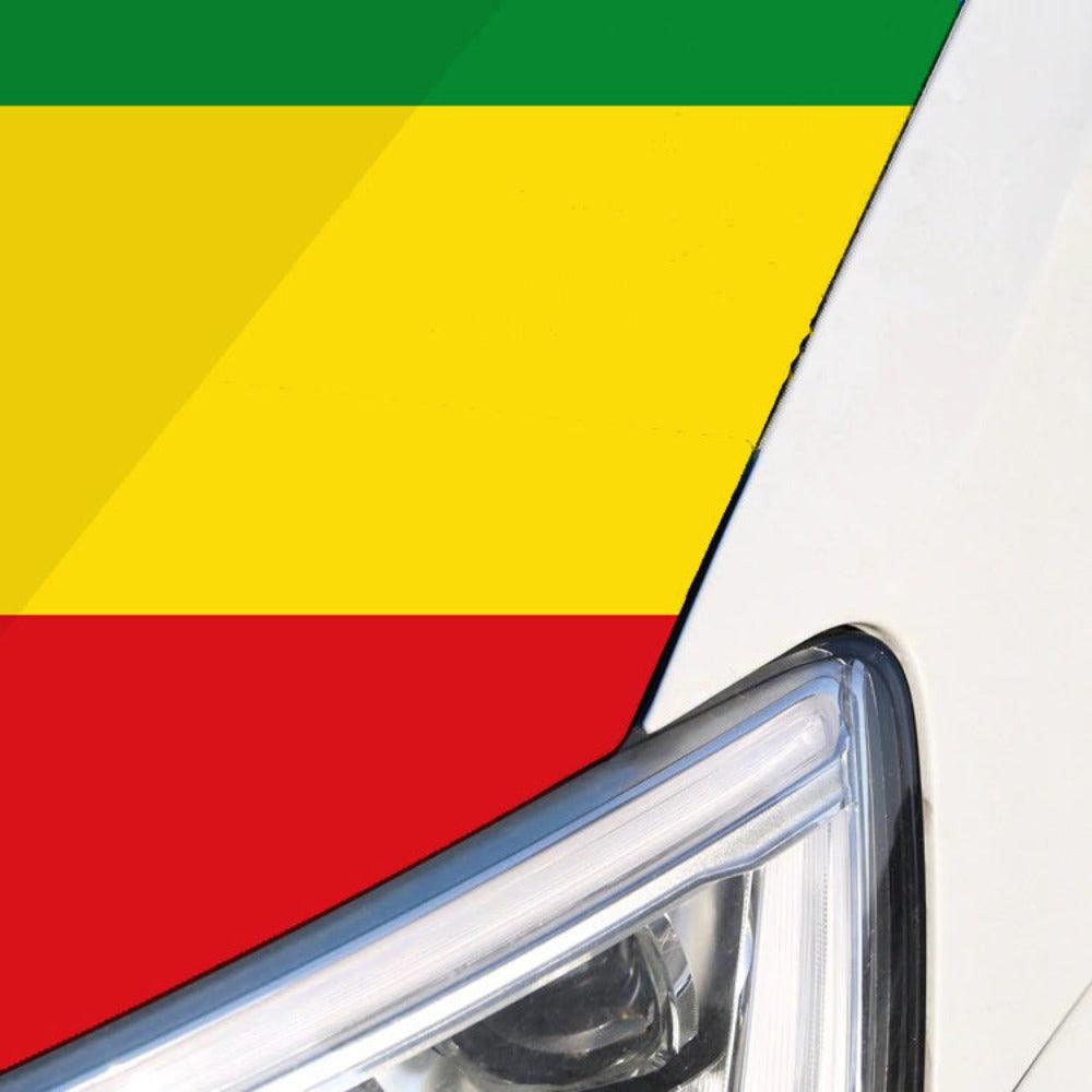 Ethiopia Flag Car Cover-Globe Flags