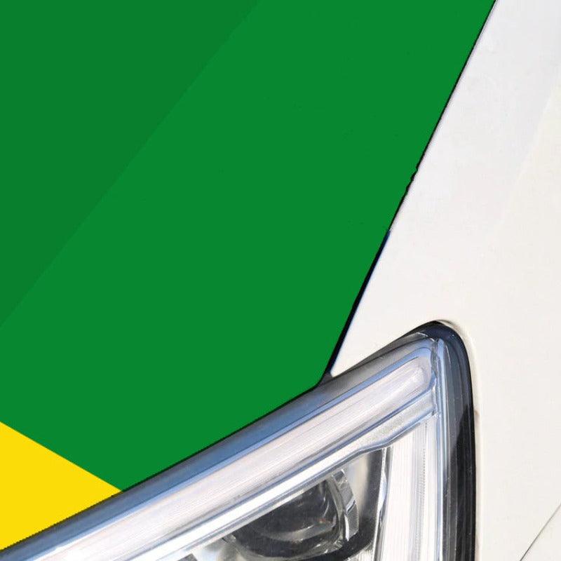 Guiana Car Hood Cover-Globe Flags