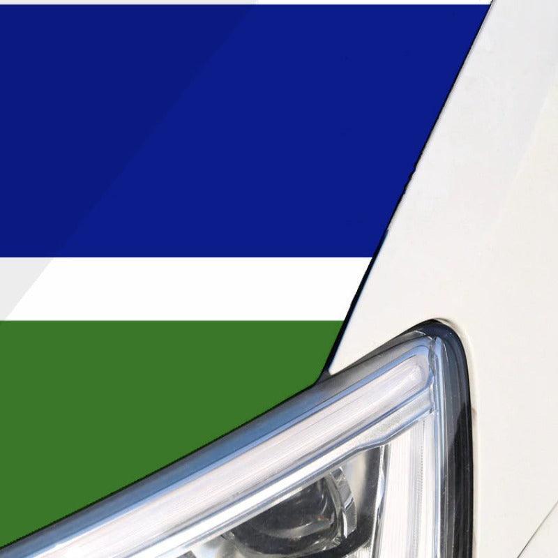 Gambia Car Hood Cover-Globe Flags