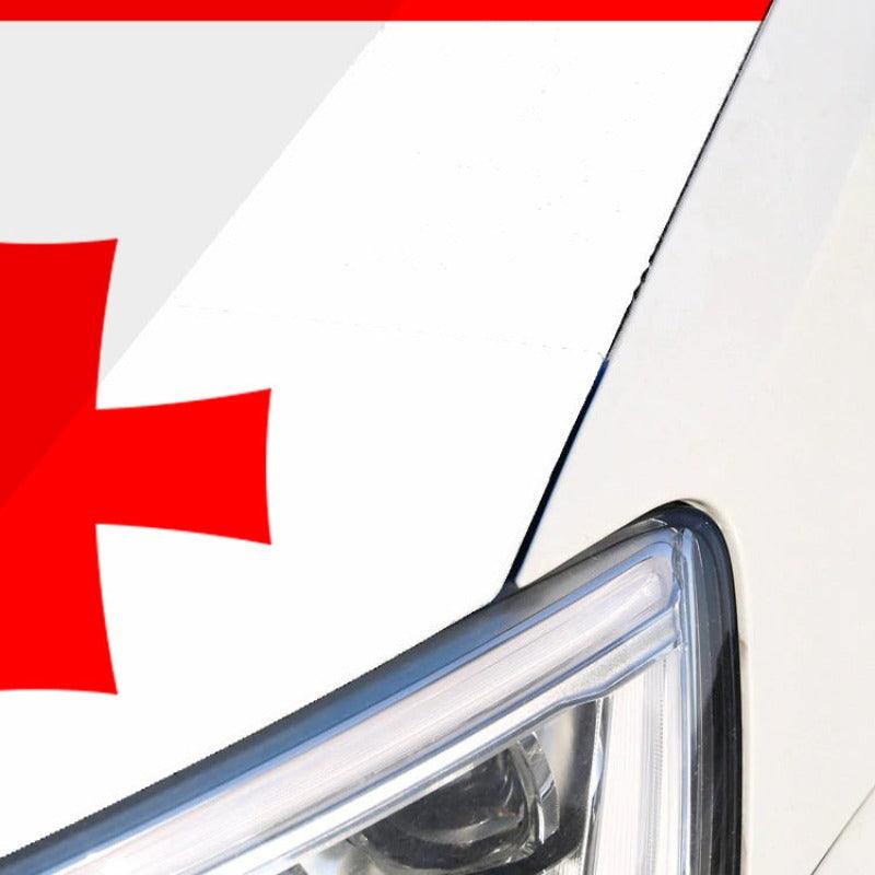 Georgia Car Hood Cover Polyester Cover-Globe Flags