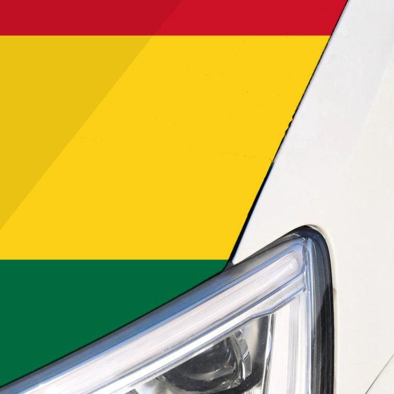 Ghana Car Hood Cover Polyester Cover-Globe Flags