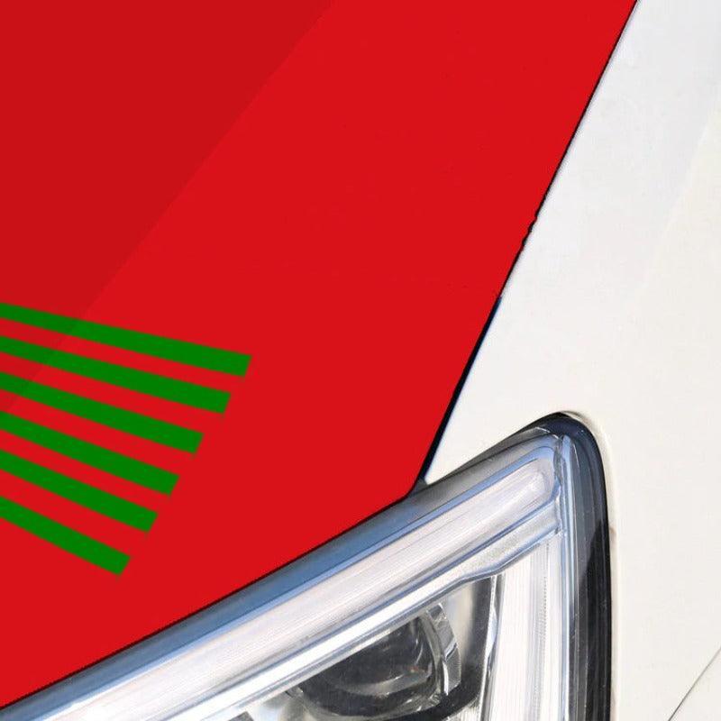 Guadeloupe Flag Car Hood-Globe Flags