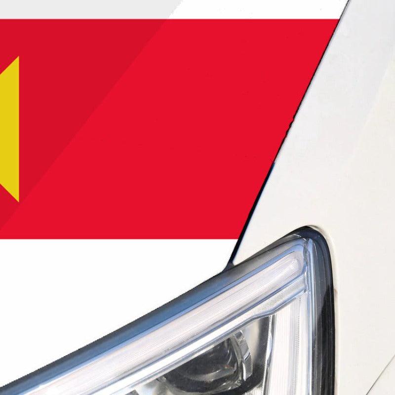 Guernsey Flag Car Hood-Globe Flags