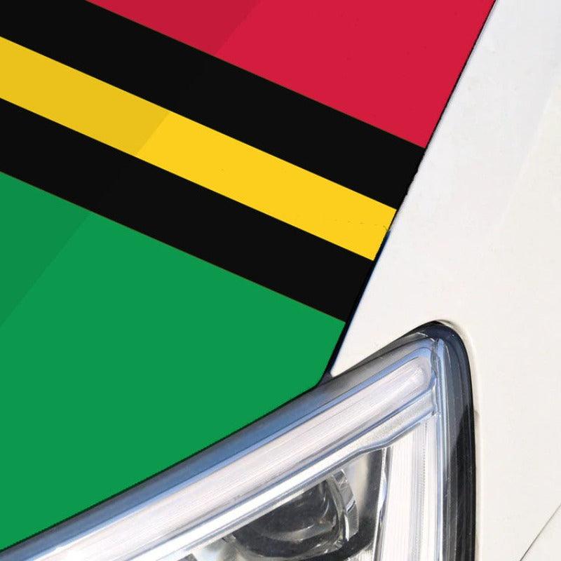 Vanuatu Car Hood Cover-Globe Flags