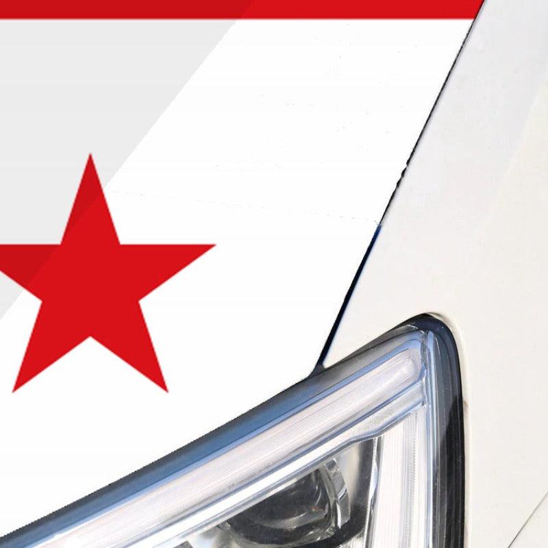 Panama Car Hood Cover-Globe Flags
