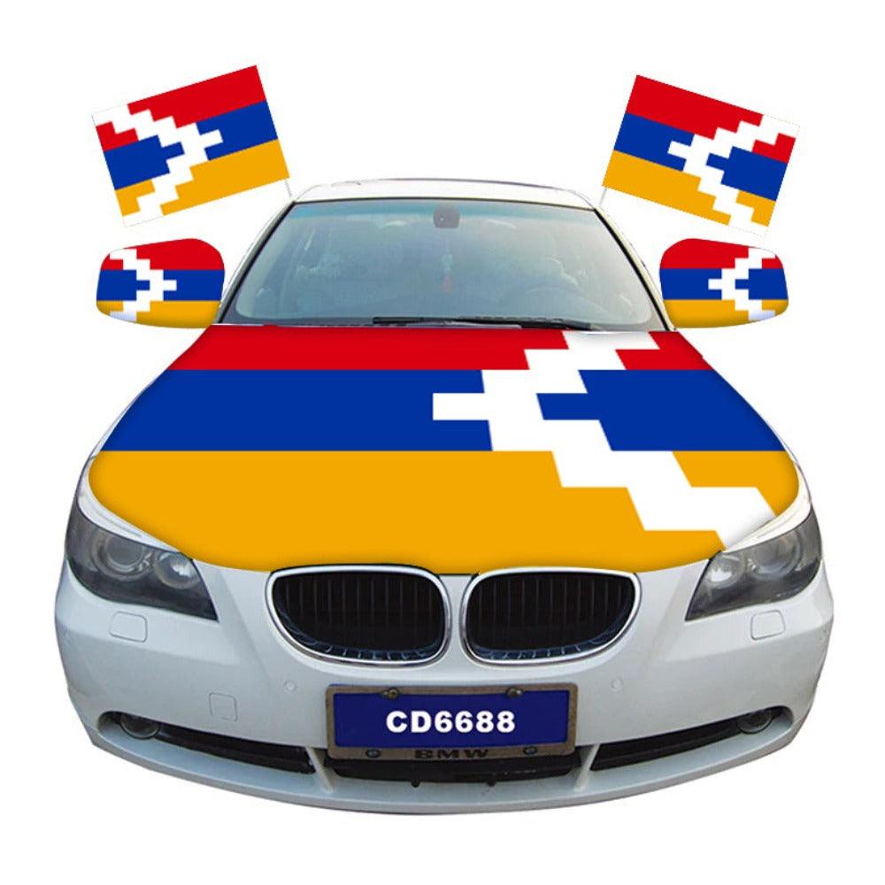 Nagorno Karabakh Car Flag-Globe Flags