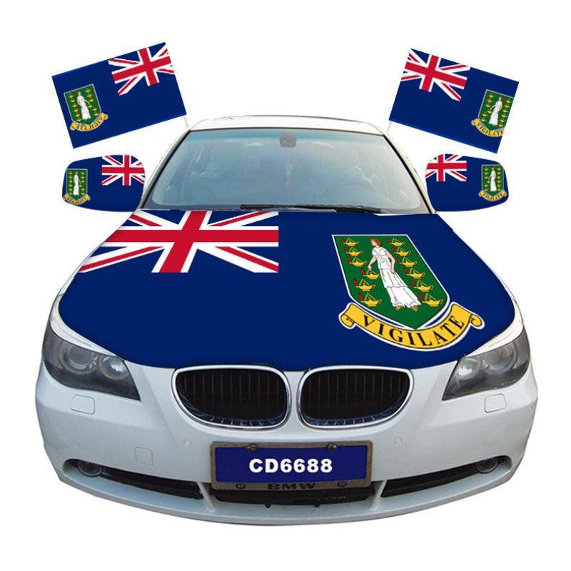 British Virgin Car Cover-Globe Flags