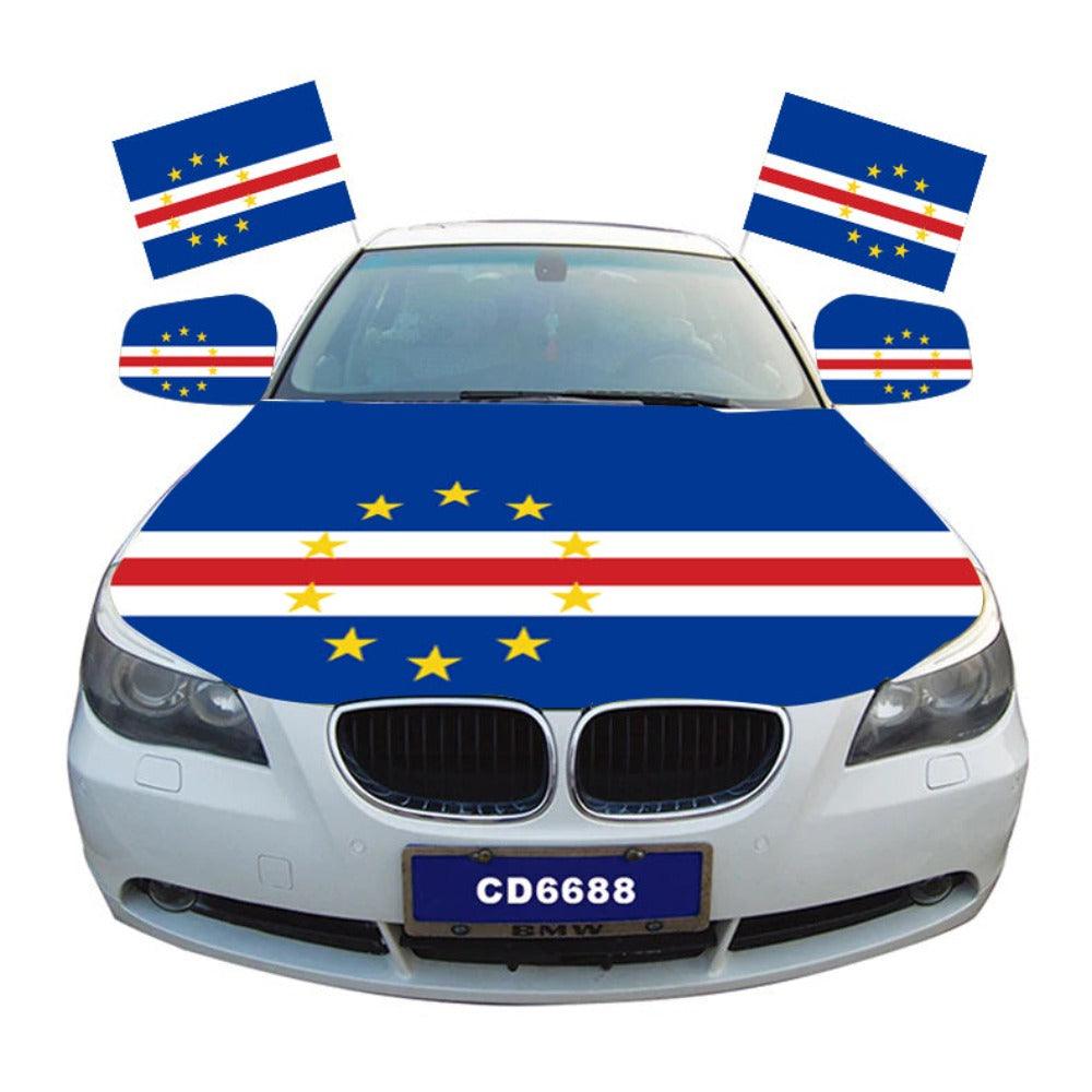 Cape Verde Hood Cover – Patriotic Car Flag for Any Occasion-Globe Flags