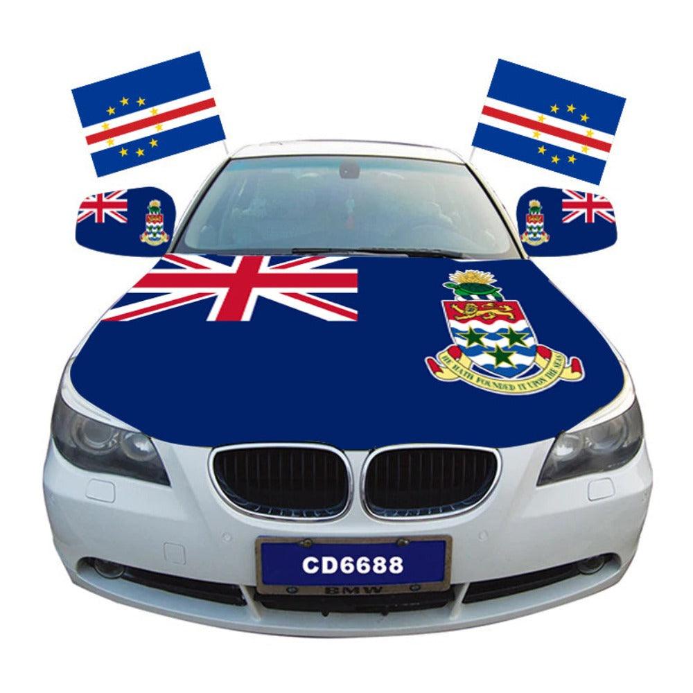 Cayman Islands Car Hood Cover Flag-Globe Flags