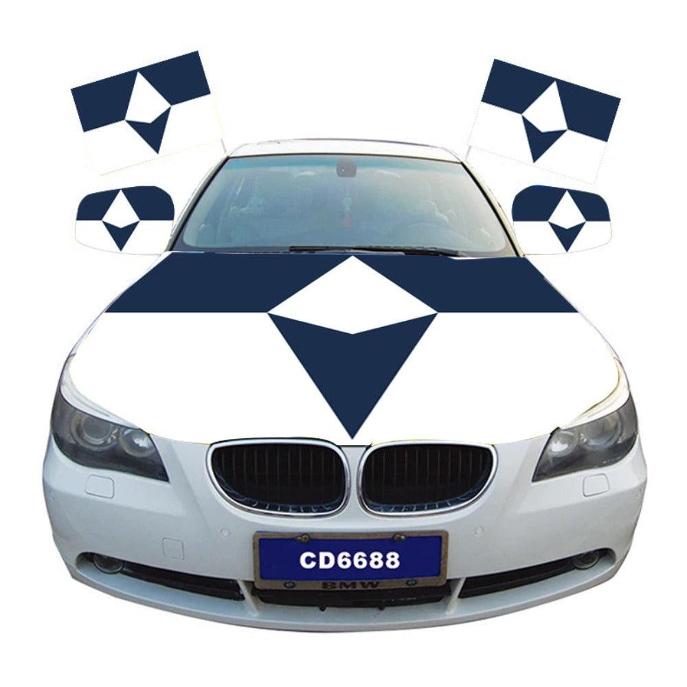 Antarctica Car Hood Cover Flag-Globe Flags