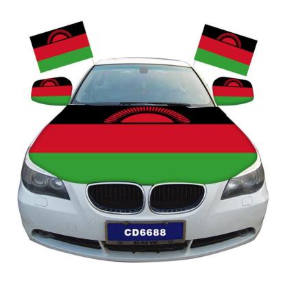 Malawi Car Hood Cover Flag-Globe Flags