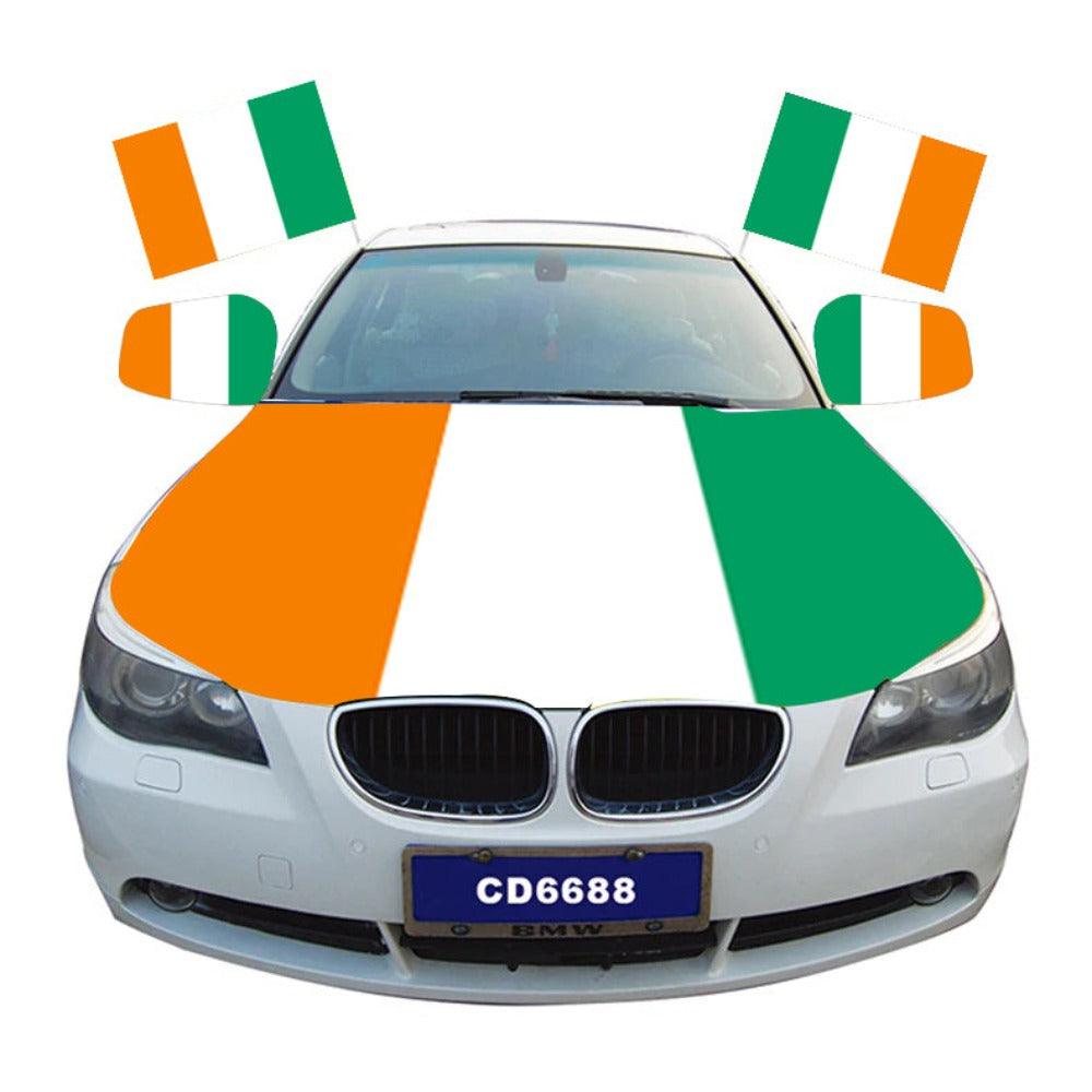 Cote d'Ivoire Car Flag-Globe Flags