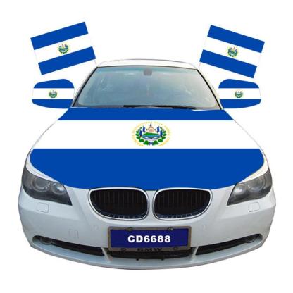 El Salvador Car Hood-Globe Flags