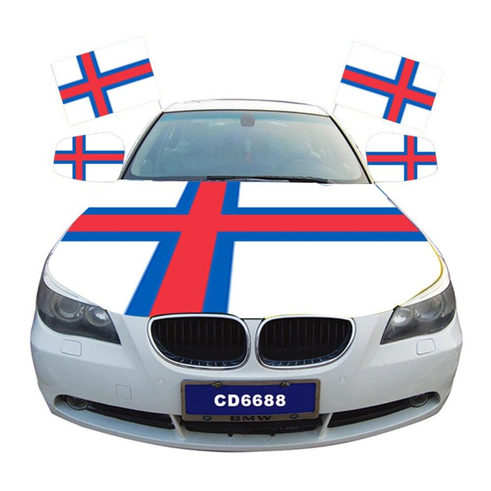 Faroe Islands Car Flag-Globe Flags